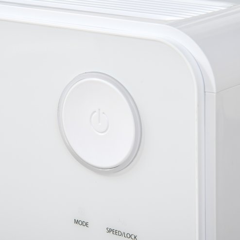 HOMCOM 12L/Day Dehumidifier for Home, Laundry Room, Bedroom, Basement, Electric Moisture Air De-Humidifier with 4 Modes, Continuous Drainage, 24H Timer, Digital Humidity Display