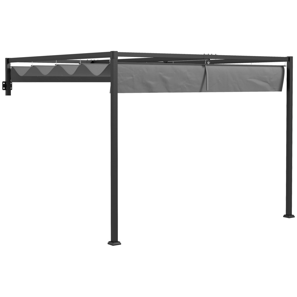 Aluminium Attached Pergolas with Retractable Canopy Image