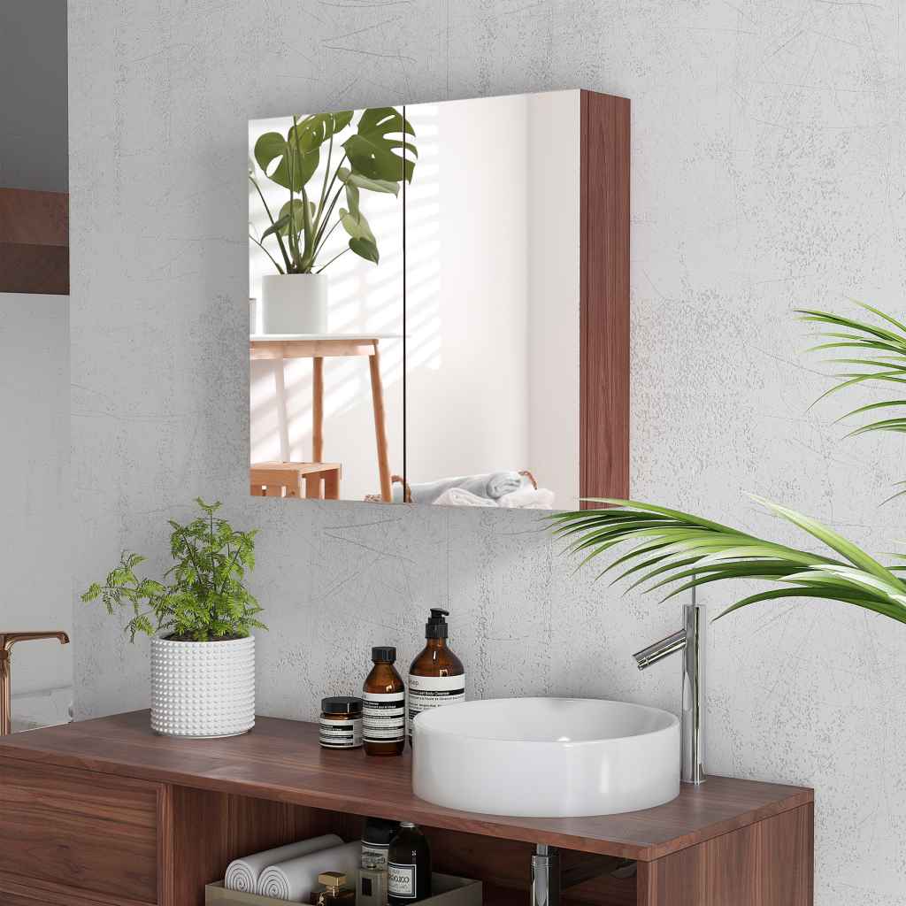 Square Bathroom Wall Cabinets With Mirror Image