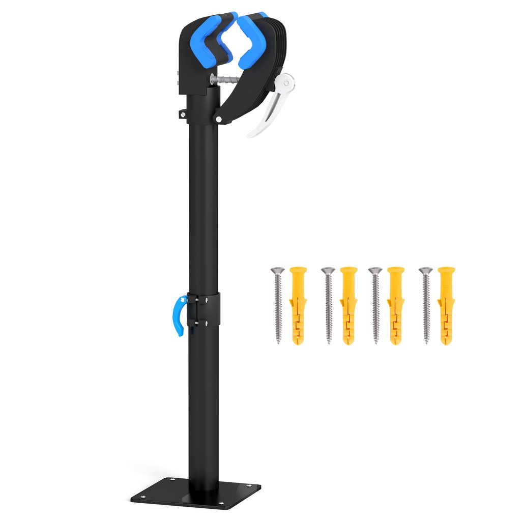 HOMCOM Bike Repair Stand, Wall Mount Bicycle Repair Rack with ...