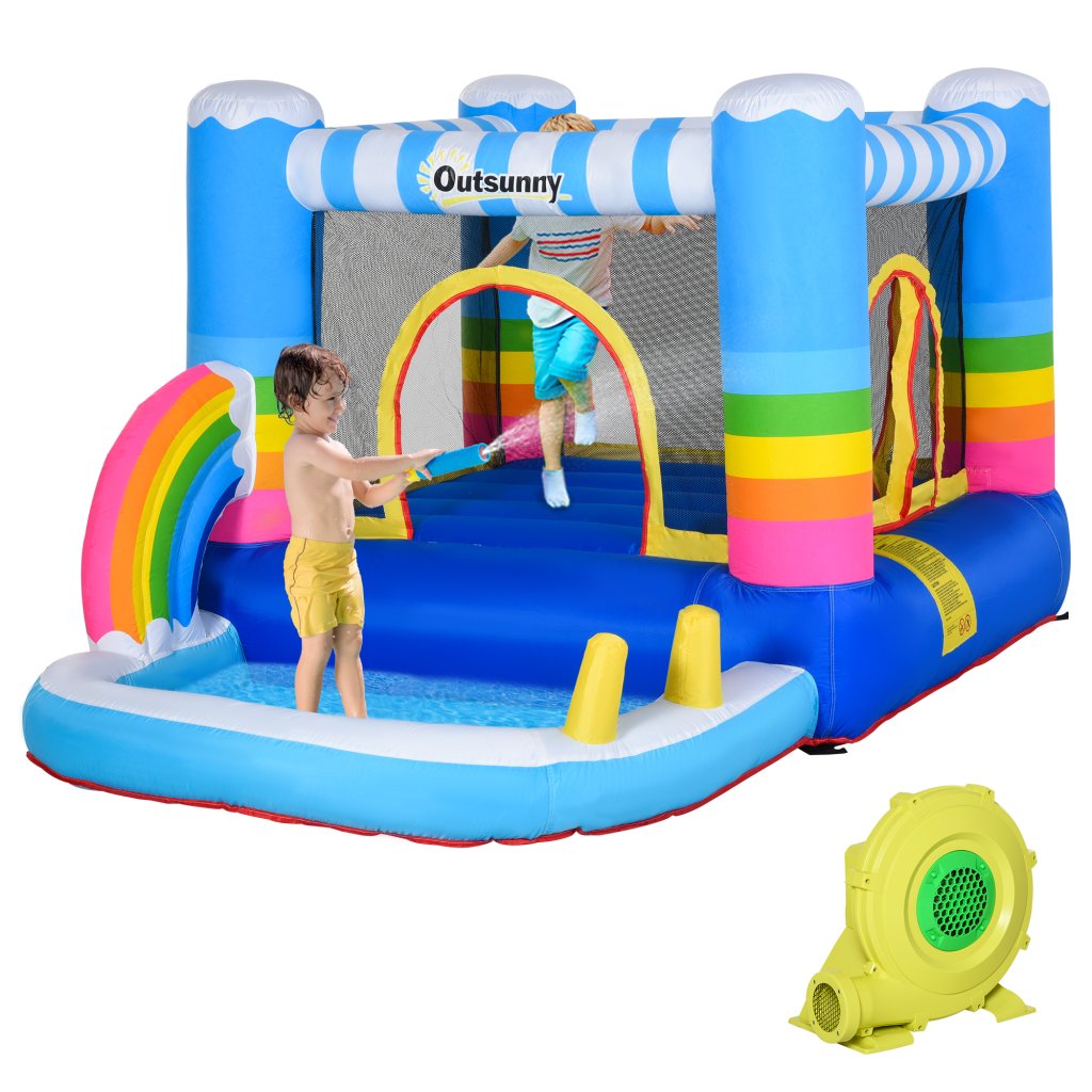 Bouncy Castles with Pool Image