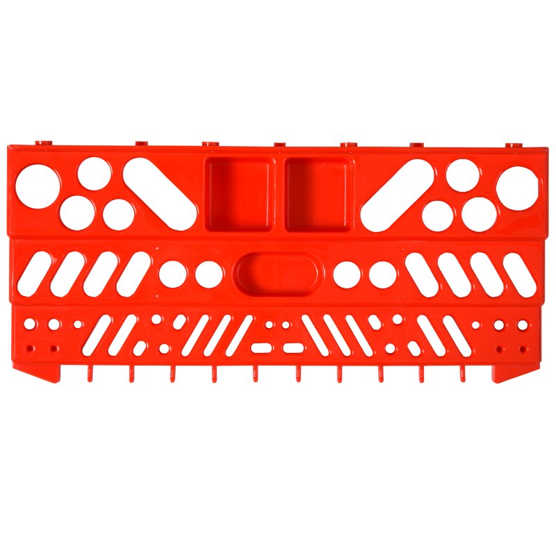 DURHAND 54 Pcs On-Wall Tool Equipment Holding Pegboard Home DIY Garage Organiser DIY w/ 50 Pegs 2 Shelves