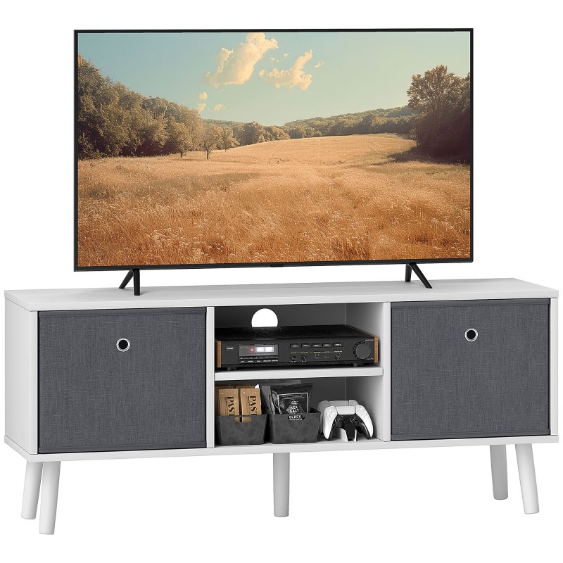 HOMCOM TV Cabinet Stand Unit for TVs up to 50