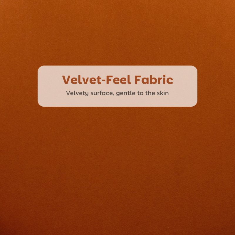 HOMCOM Bar Stools Set of 2, Modern Velvet-Feel Barstools with Petal Backrest and Footrest, Upholstered Breakfast Bar Chairs with Metal Legs for Kitchen Island Counter, Dining Room, Orange