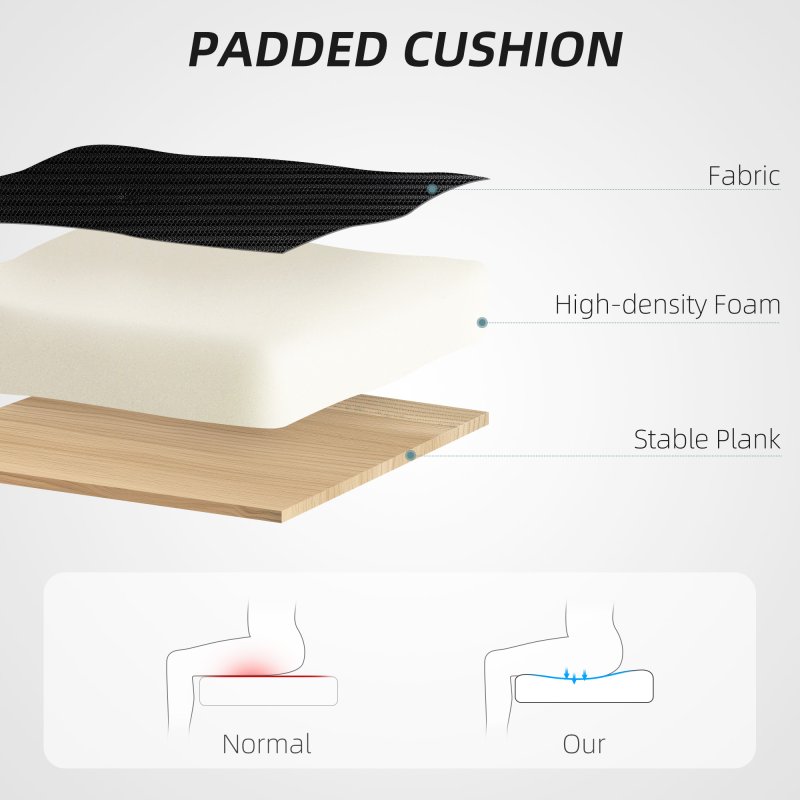 HOMCOM Executive Office Chair, Ergonomic Mesh High Back Desk Chair with Flip-up Armrest, Adjustable Lumbar Support, Black