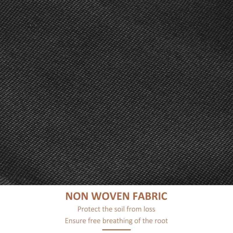 Outsunny 80cm x 45cm x 142cm 4-Tier Raised Garden Bed, Fir Wood Vertical Planter Box, Freestanding Elevated Plant Stand for Indoor Outdoor Use, Orange