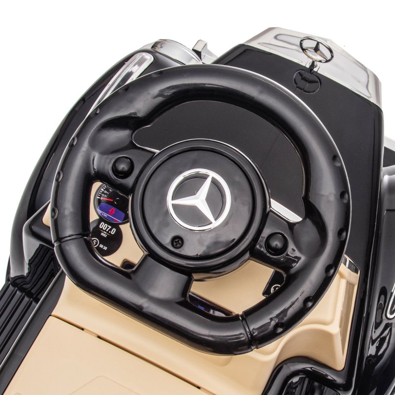 AIYAPLAY Ride on Sliding Car Foot to Floor for Kids, Mercedes-Benz 300S Licensed Ride on Toy with Anti-rollover Device, Under Seat Storage for 18-48 Months, Black