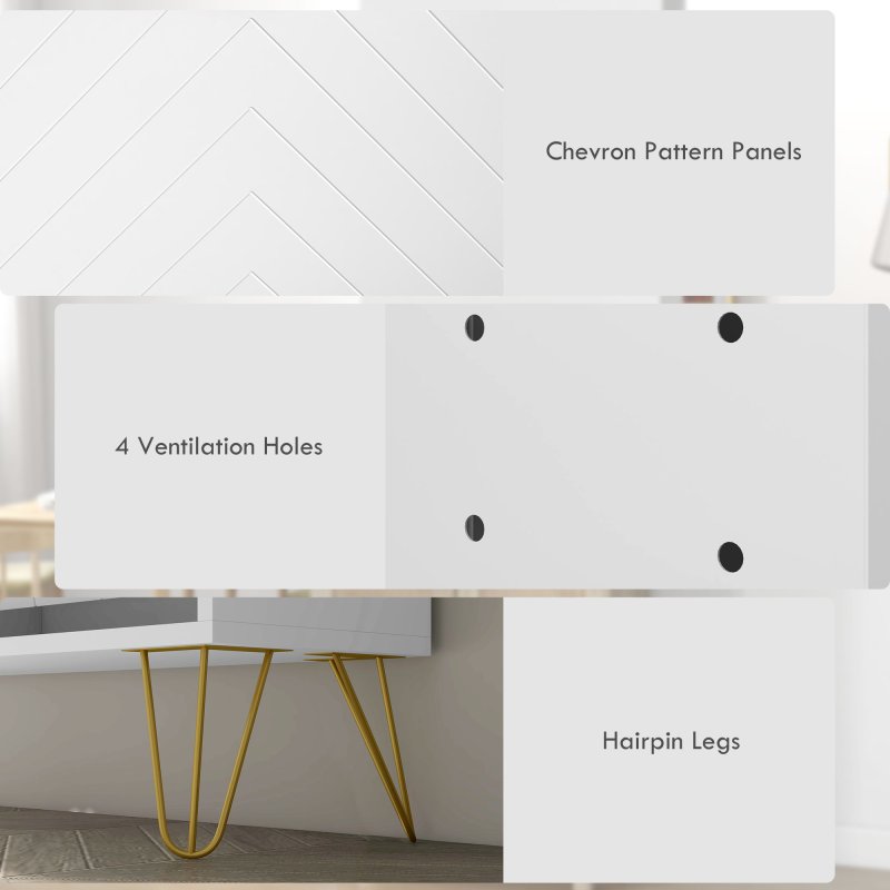 HOMCOM Narrow Shoe Cabinet with 4 Flip Drawers, Slim Shoe Storage Cabinet with Adjustable Shelves, Hairpin Legs and 4 Vents for 16 Pairs of Shoes for Entryway, White