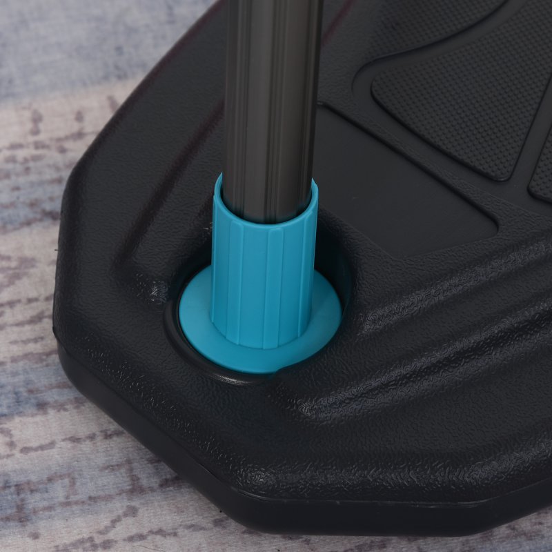 HOMCOM Kids Basketball Hoop and Stand Portable Basketball Stand Set w/ Ball Pump Netting Backboard Adjustable Height from 126 cm to 158 cm