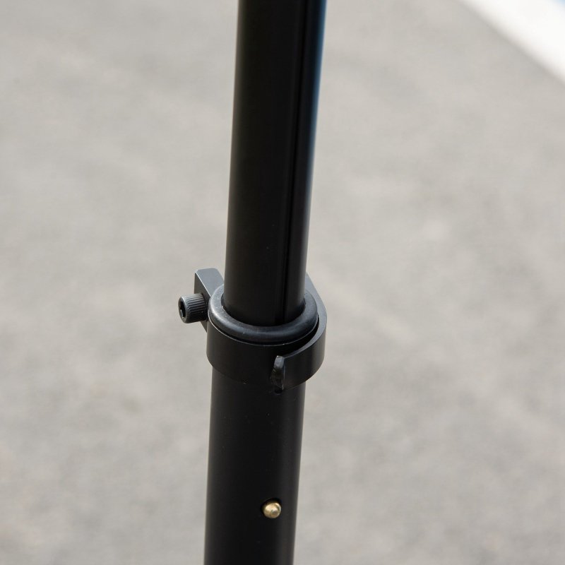 HOMCOM Kids Folding Electric Scooter Adult E Scooter, 120W, with Adjustable Height and Rear Wheel Brake, 8km/h Maximum Speed, for Children Ages 6-12 Years Old, Sky Blue