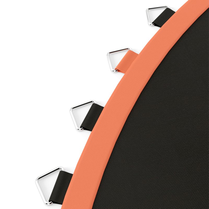 SPORTNOW Trampoline Replacement Mat with Eight Rows of Stitching, Spring Pull Tool, 54 V-Hooks, for 10ft Trampoline, Using 14cm Springs, Trampoline Jumping Mat, Orange