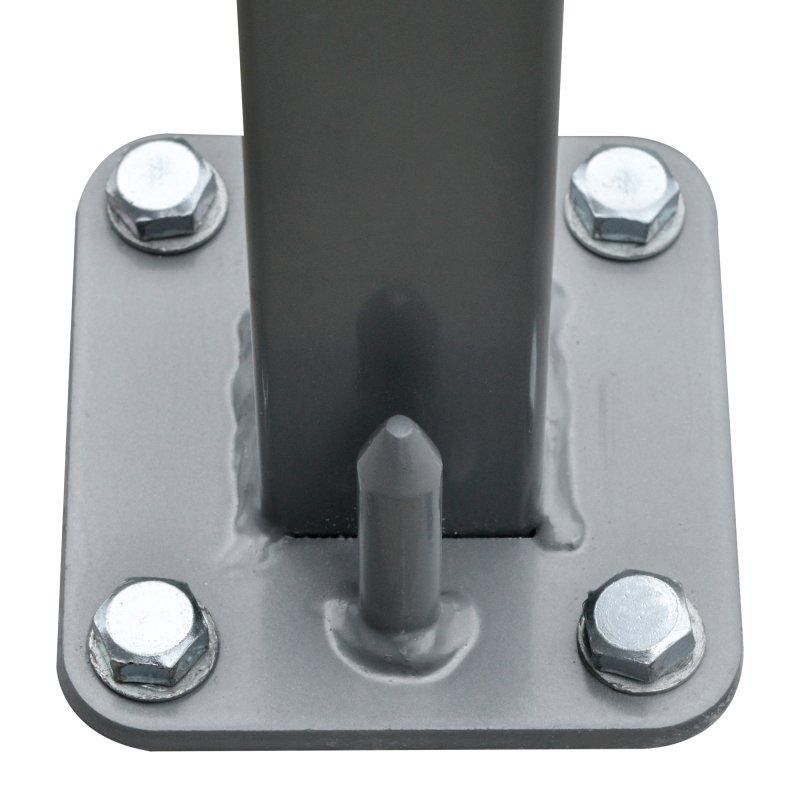 Outsunny 6 x 2m Retractable Sun Side Awning Screen Fence Patio Garden Wall Balcony Screening Panel Outdoor Blind Privacy Divider - Grey