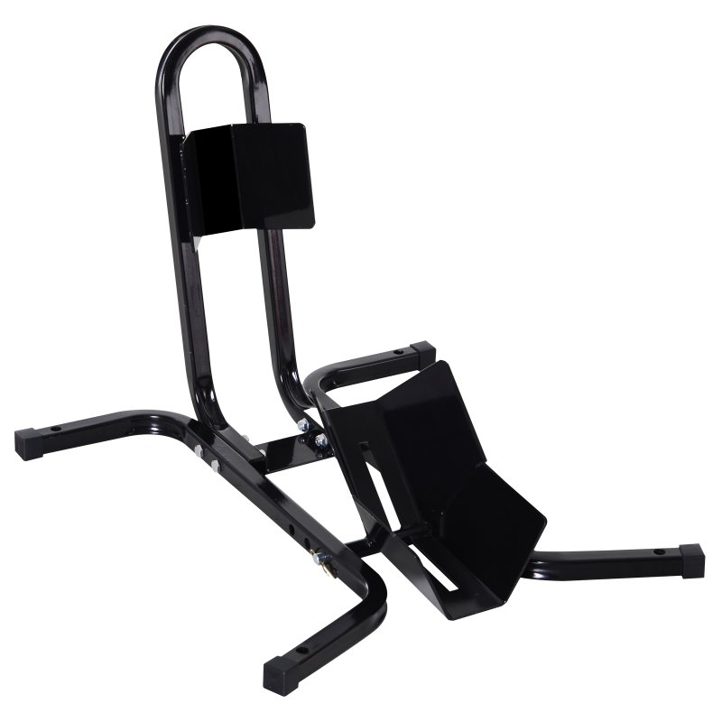 HOMCOM Metal Motorcycle Motorbike Wheel Chock Locking Stand System 17,19,21/43,48,51 Cm Front Wheels Steel Adjustable Fixing Tyre Holder Support