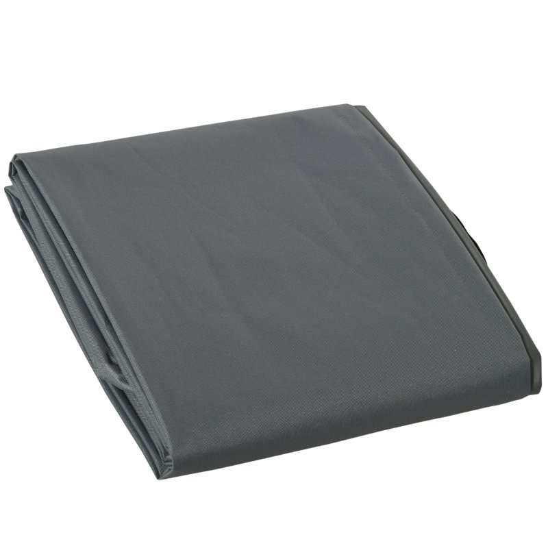 Outsunny 600D Oxford Outdoor Garden Furniture Sofa Set Cover, Waterproof Anti-UV Rattan Sun Lounger Protection Protector Cover, 200L x 73W x 35Hcm, Grey