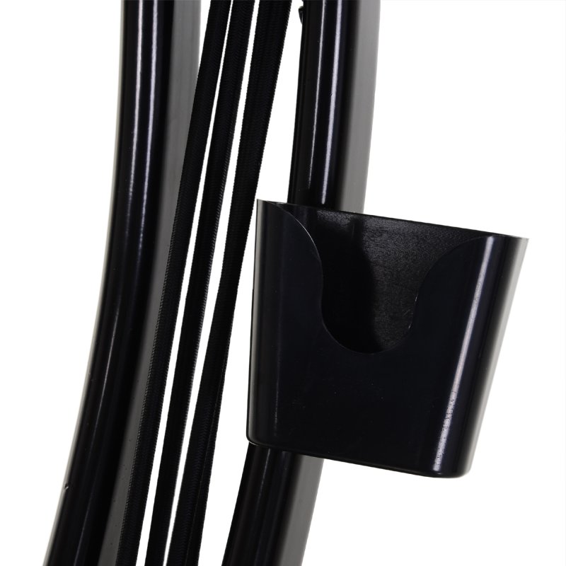 HOMCOM 2-in-1 Folding Exercise Bike, Foldable Stationary Bike with 8-Level Adjustable Magnetic Resistance, Arm Resistance Band, Pulse Sensor and LCD Monitor, Black