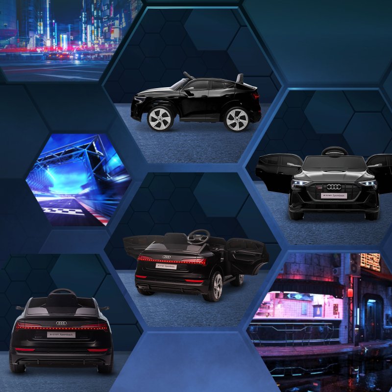 HOMCOM Audi E-tron Licensed 12V Kids