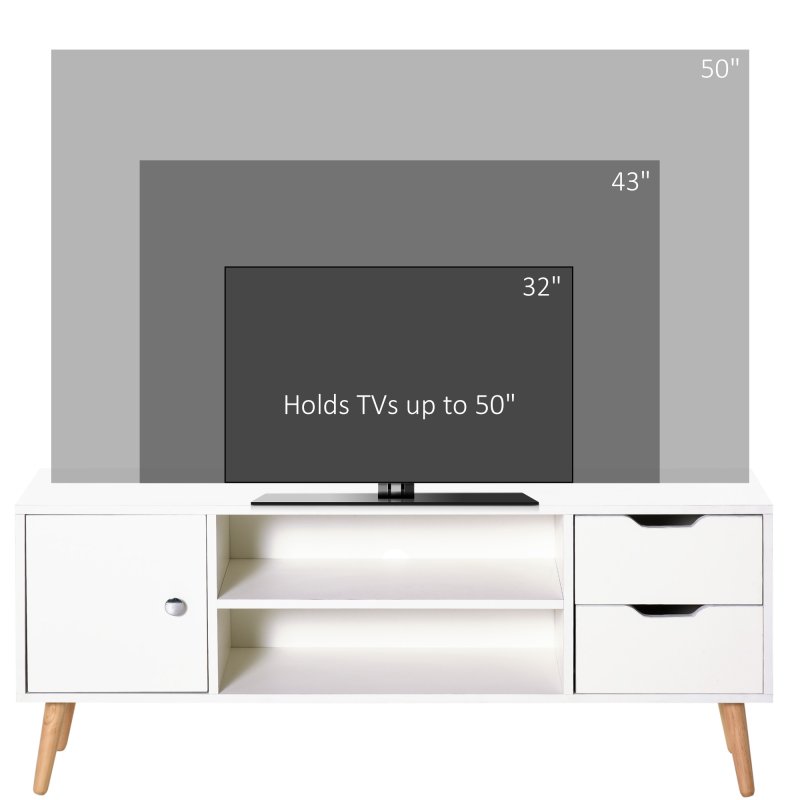 HOMCOM TV Stand for TVs up to 50