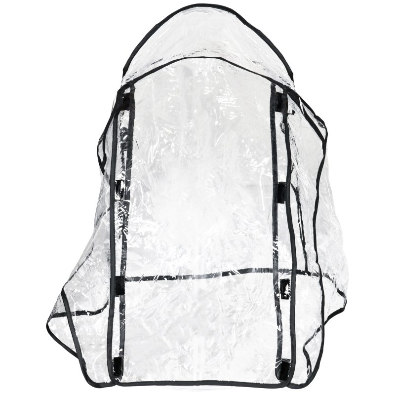 PawHut Dog Pram Rain Cover, Cover for Dog Stroller Buggy, with Front, Rear Entry