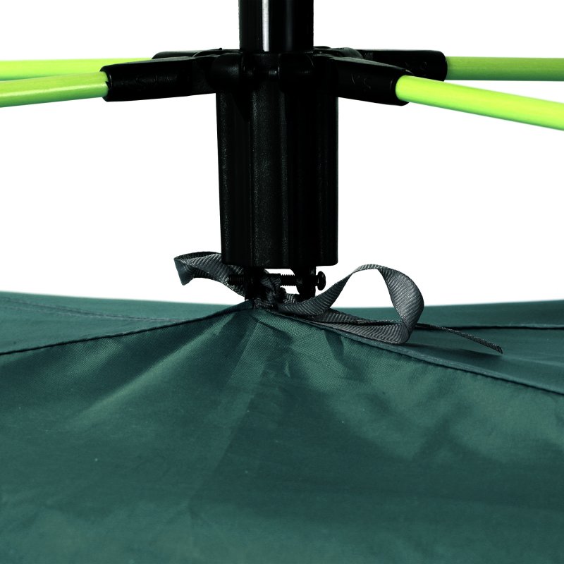 Outsunny 2 Man Pop-up Tent Beach Tent Sun Shelter w/ Windows Doors Hook Sandbags UV Protection Waterproof Outdoor Adventure Garden, Green