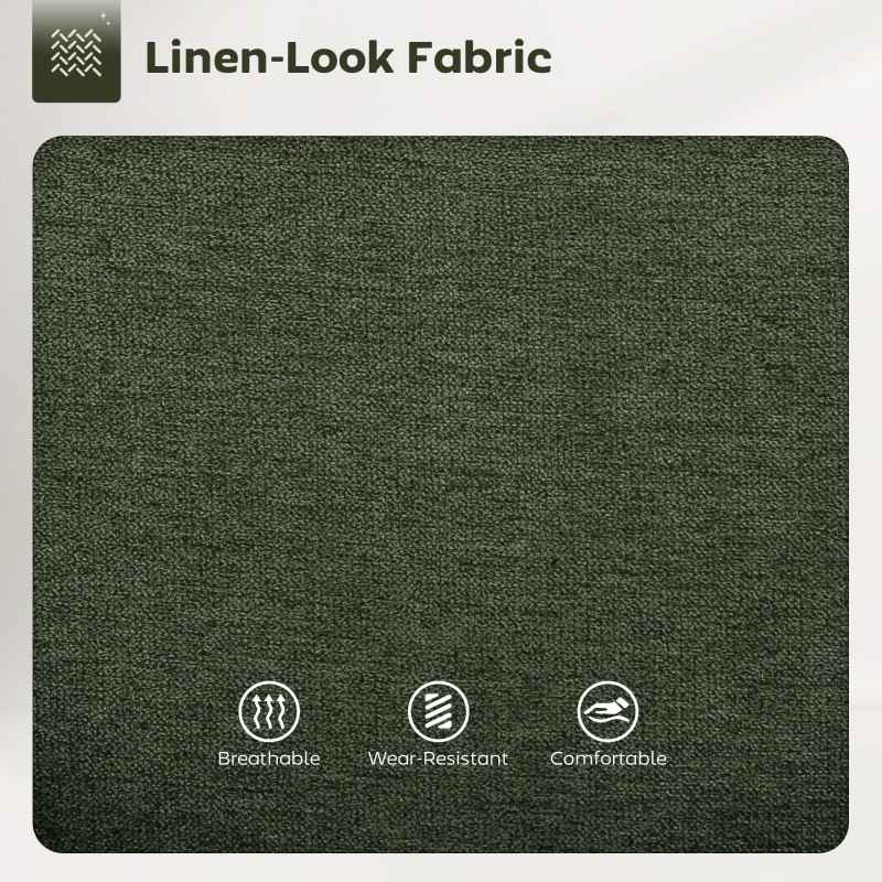 HOMCOM Bar Stools Set of 2, Swivel Barstools, Height Adjustable Breakfast Bar Chairs with Backrest and Footrest for Kitchen Island Counter, Dining Room, Dark Green