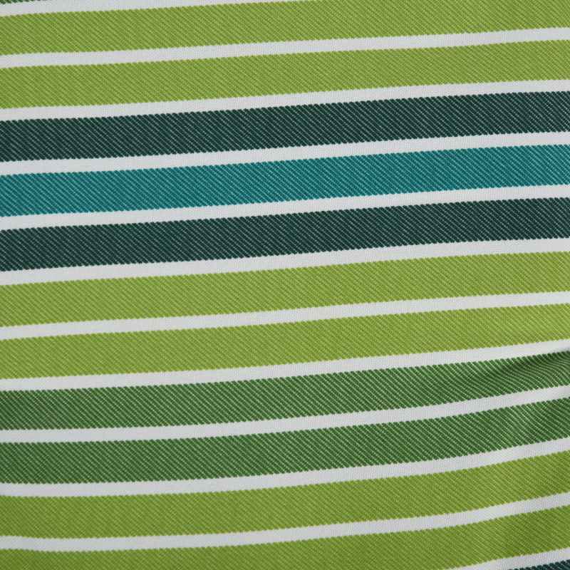 Outsunny Set of 2 Outdoor Garden Patio 2-3 Seater Bench Swing Chair Cushion Seat Pad Mat Replacement 120L x 50W x 5T cm - Green Stripes