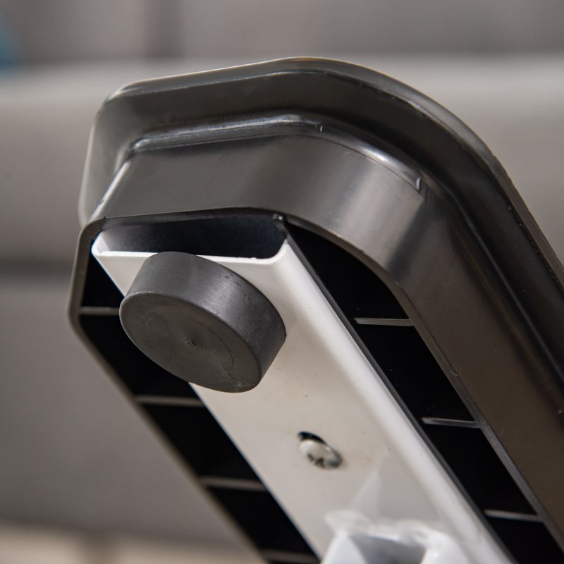 HOMCOM Portable Mini Stepper, Steppers for Exercise Workout with LCD Display Monitor, Anti-skid Foot Pedals for Home Gym Office, Black