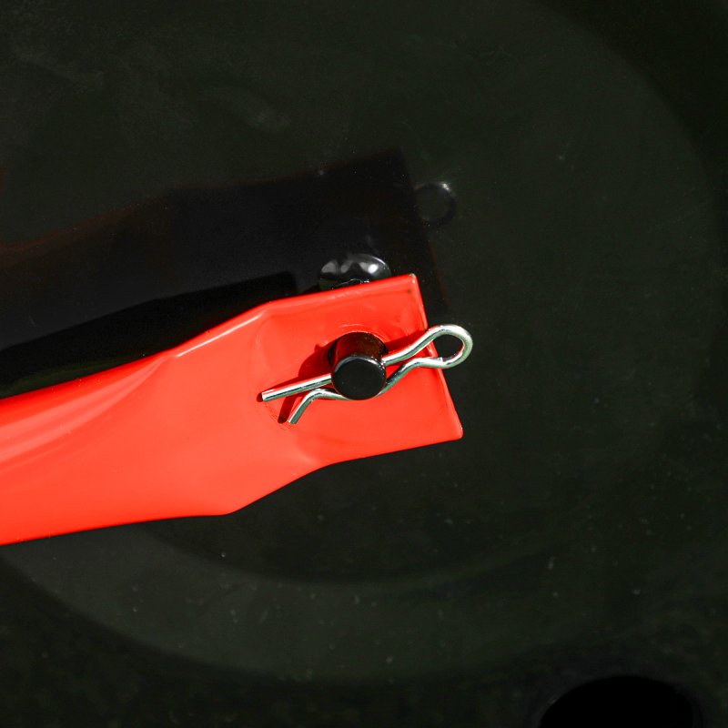 Outsunny Combination Push/Tow Lawn Roller Filled with 38L Sand (62kg) or Water, Great for the Garden 32 x 50cm Roller, Red