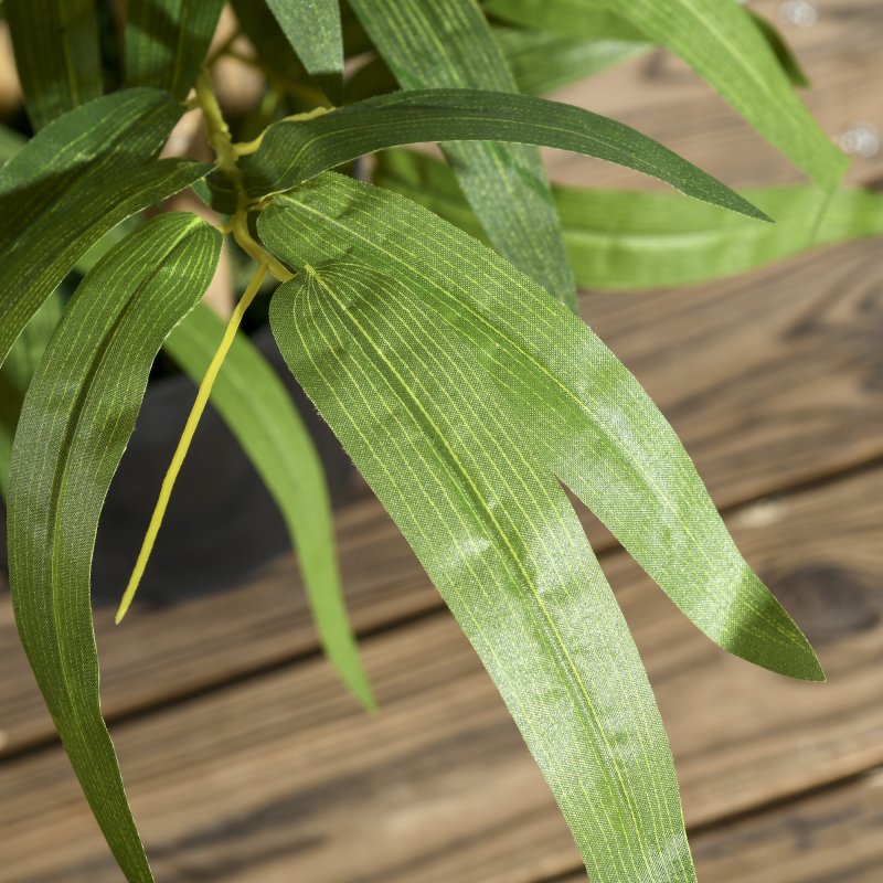 HOMCOM Decorative Artificial Plants Bamboo Tree in Pot, Desk Fake Plants for Home Indoor Outdoor Decor, 60cm