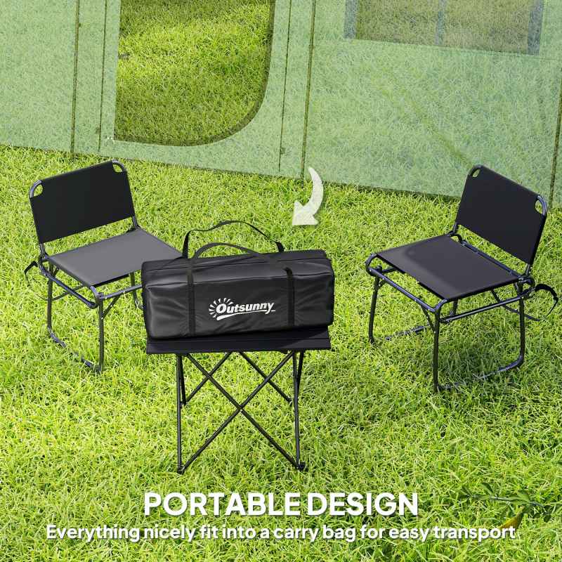 Outsunny 4 Man Tunnel Tent, Family Camping Tent with Porch, Bedroom and Living Area, Sewn in Groundsheet, 3000mm Waterproof, Portable with Bag for Hiking, Festival, Backpacking, Green