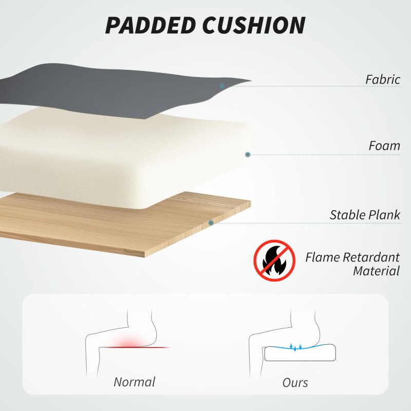 HOMCOM Executive Office Chair with 6-point Massage and Heat, PU Leather Reclining Desk Chair with Tufted High Back, Height Adjustable, Swivel Wheels, Footrest, for Home, Light Grey