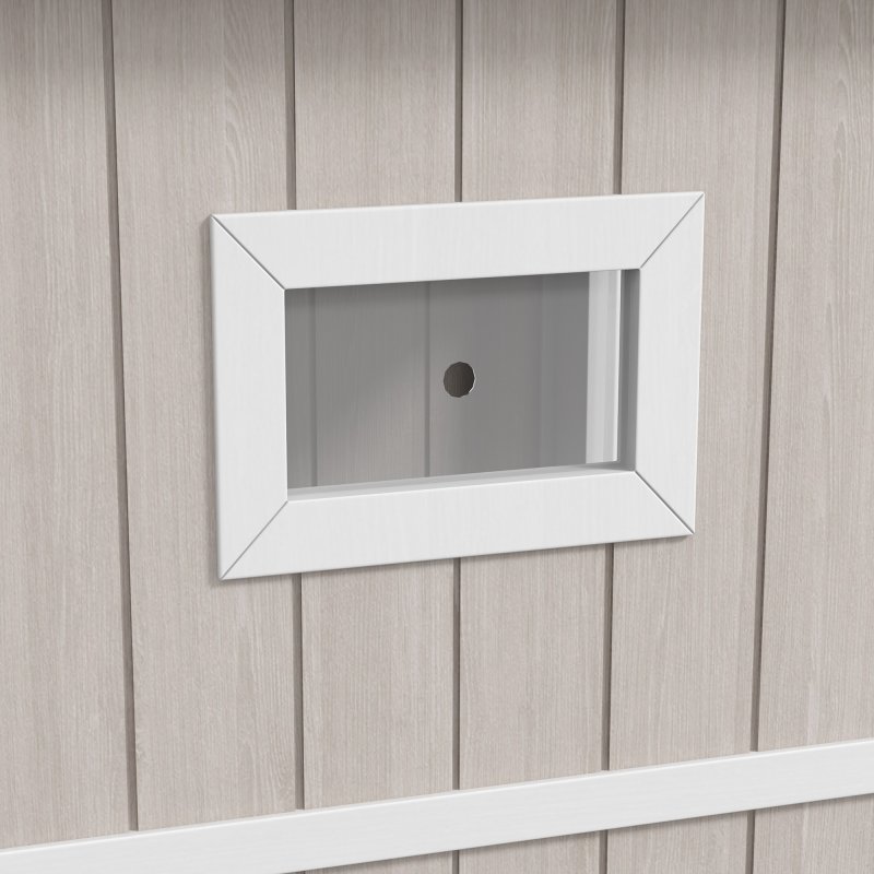 PawHut Outdoor Cat House, Wooden Cat Shelter 2 Tiers Feral Cat house with Removable Bottom, Escape Doors, Asphalt Roof, for 1-2 Cats - Light Grey