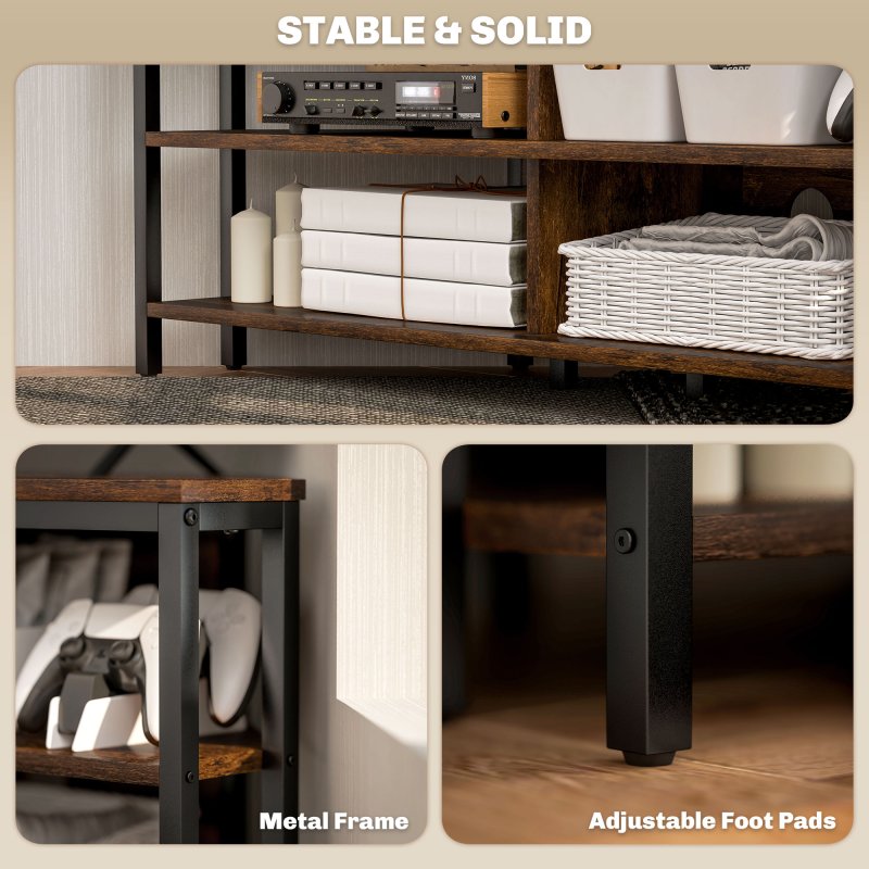 HOMCOM Corner TV Stand Cabinet, TV Unit for TVs up to 50