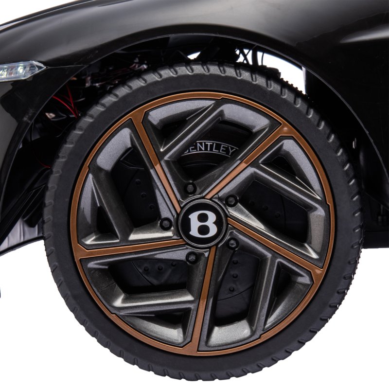 HOMCOM Bentley Bacalar Licensed, 12V Kids' Electric Ride-On with Remote Control, Battery Powered Electric Car for Kids with Suspension Wheels, Horn, Lights, for Ages 3-5 Years - Black