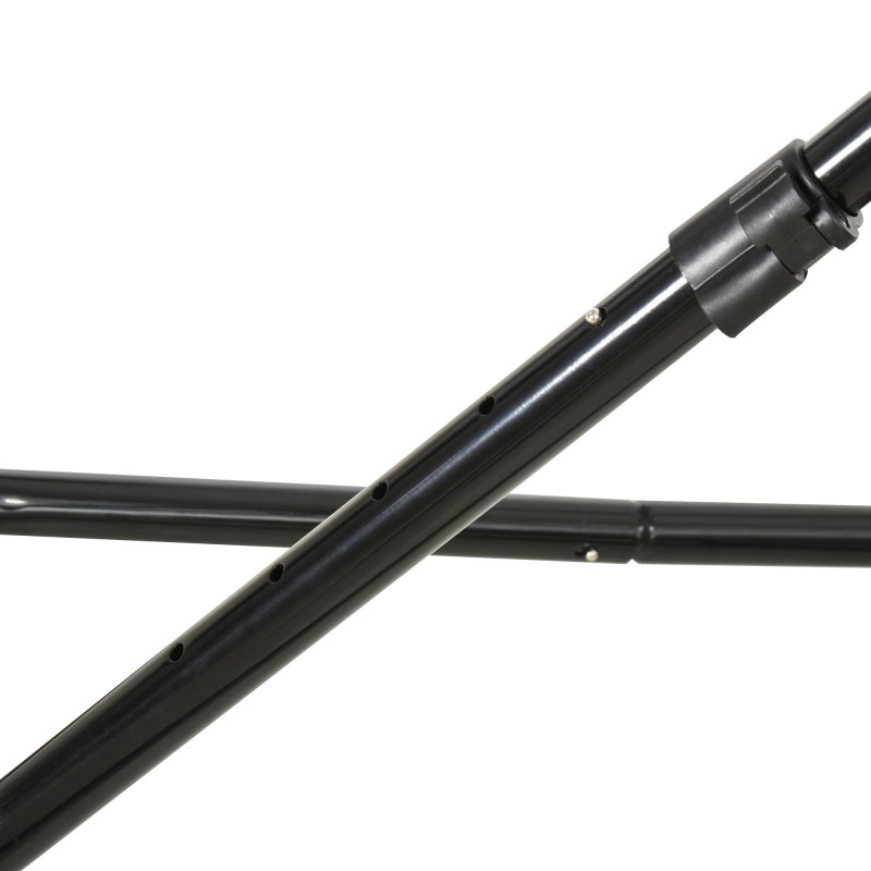 HOMCOM Angle Adjustable Rebounder Net Goal Training Set Suitable For Football, Baseball, Basketball Daily Training Black - 78L x 84W x 65-75H cm