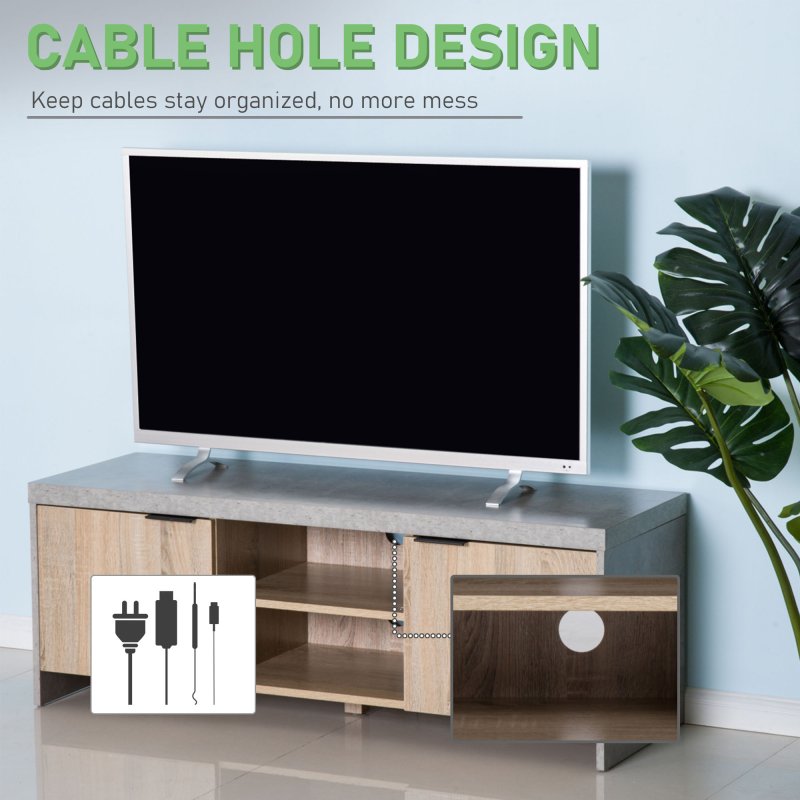 HOMCOM TV Stand for TV up to 55