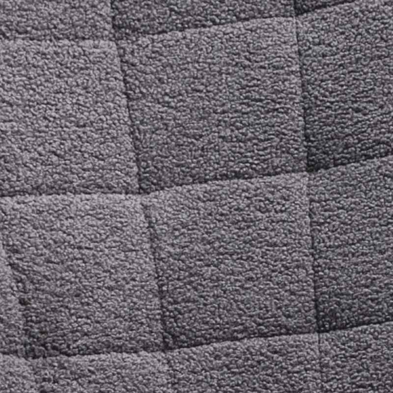 HOMCOM Wingback Rocking Chair with Wooden Base, Fleece Glider Rocker for Nursing, Modern Armchair - Dark Grey