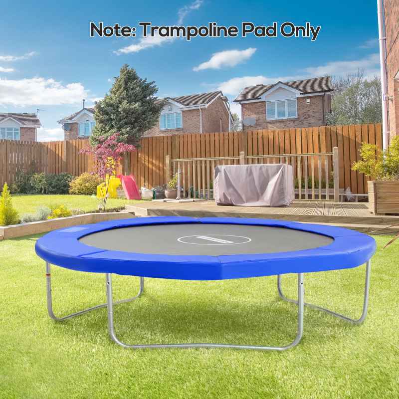 HOMCOM 244cm Trampoline Pad Pads Replacement Trampoline Accessories Safety Surround Pads Padding - 8ft Blue