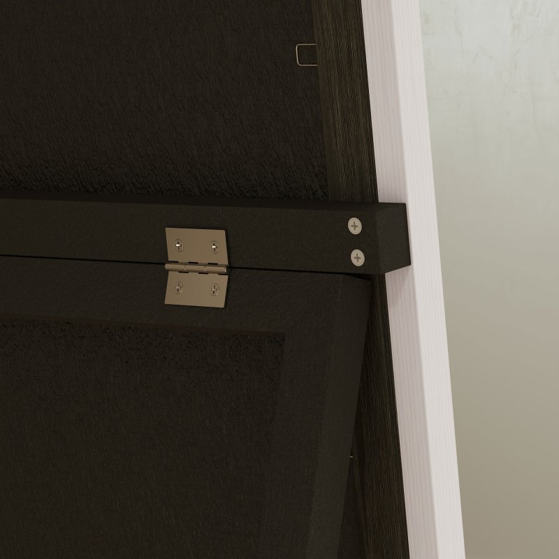 HOMCOM Full Length Mirror, 163 x 53 cm Full Body Mirror with Frame, Free Standing, Hanging or Leaning Against Wall for Bedroom, Living Room, Grey Wood Effect