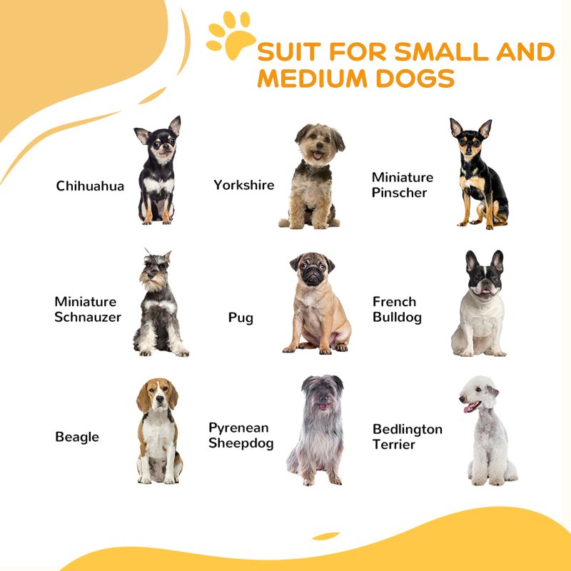 PawHut Dog Stair Gate, Pressure Fit Dog Safety Gate with Automatic Closing System, Double Locking, for Stairs, Doors, Hallways, House, 74-80cm Width, White