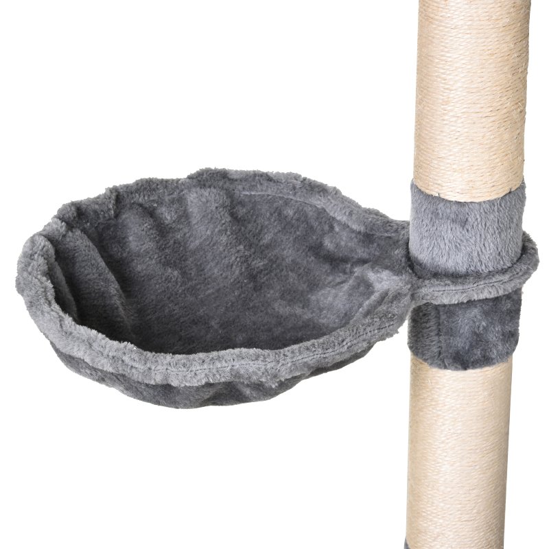 PawHut Cat Tree for Indoor Cats Condo Tower Multi-level Height 150CM  Kittens Activity Stand House with Toys & Various Scratching Posts