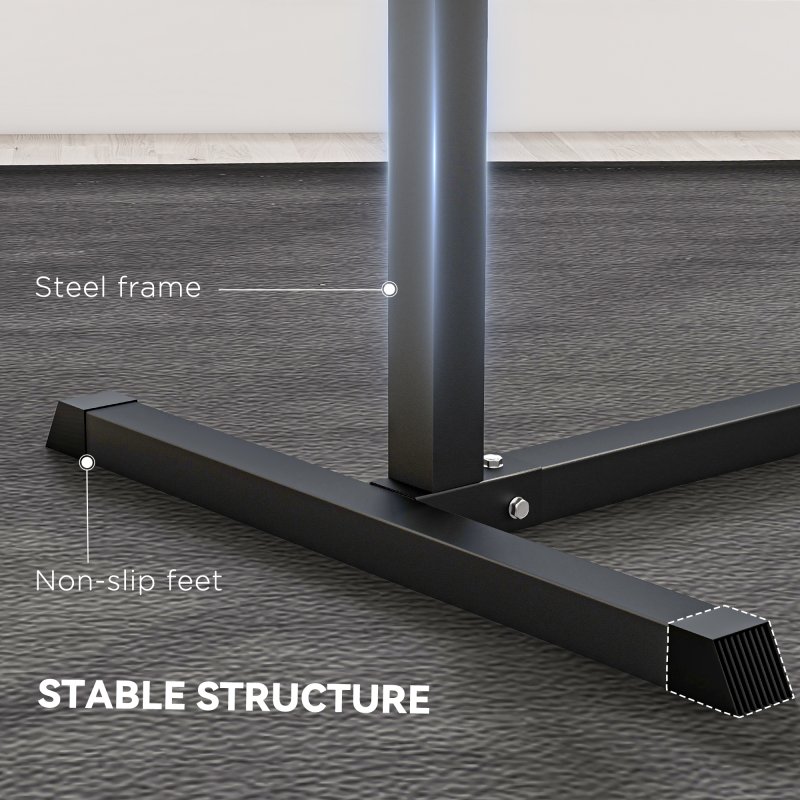 SPORTNOW Back Extension Bench Roman Chair, Hyperextension Bench with Adjustable Leg Roller for Back, Abdominal and Gluteal Training