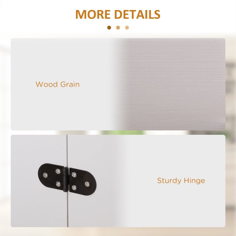 HOMCOM Foldable Dining Table, Modern Drop Leaf Table for Kitchen, Dining Room and Living Room