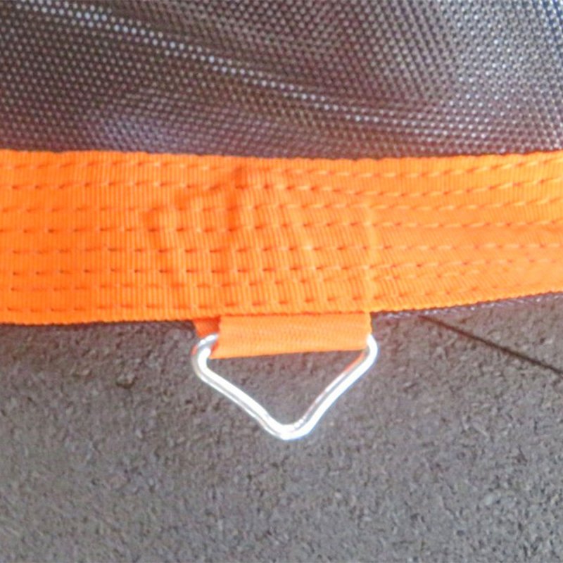 SPORTNOW Trampoline Replacement Mat with Eight Rows of Stitching, Spring Pull Tool, 72 V-Hooks, for 12ft Trampoline, Using 14cm Springs, Trampoline Jumping Mat, Orange