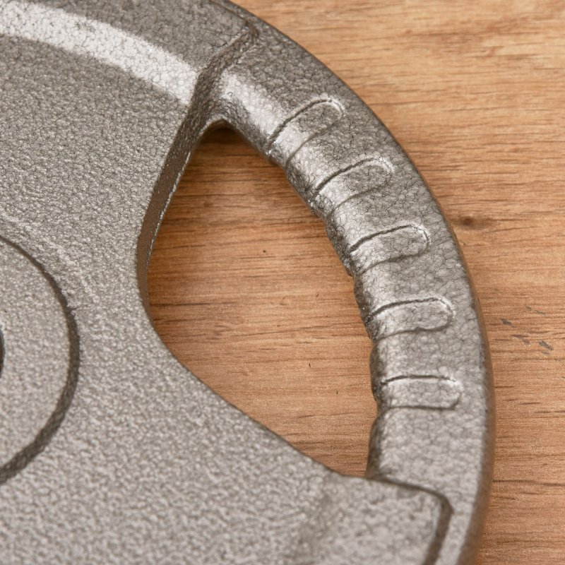 HOMCOM Set of 2 Cast Iron Weight Plates for 2