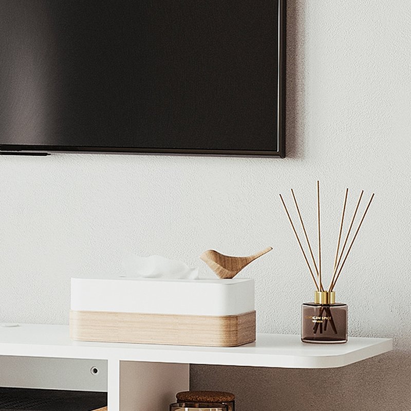 HOMCOM Floating TV Unit Stand for TVs up to 40", Wall Mounted Media Console with Storage Shelf, Entertainment Center