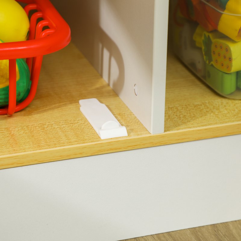 AIYAPLAY Kids Play Kitchen, Pretend Play Kitchen with Realistic Over, Stove, Sink, Kitchen Accessories, Cooking Playset with Light, Sound, for Ages 3+ Years, White