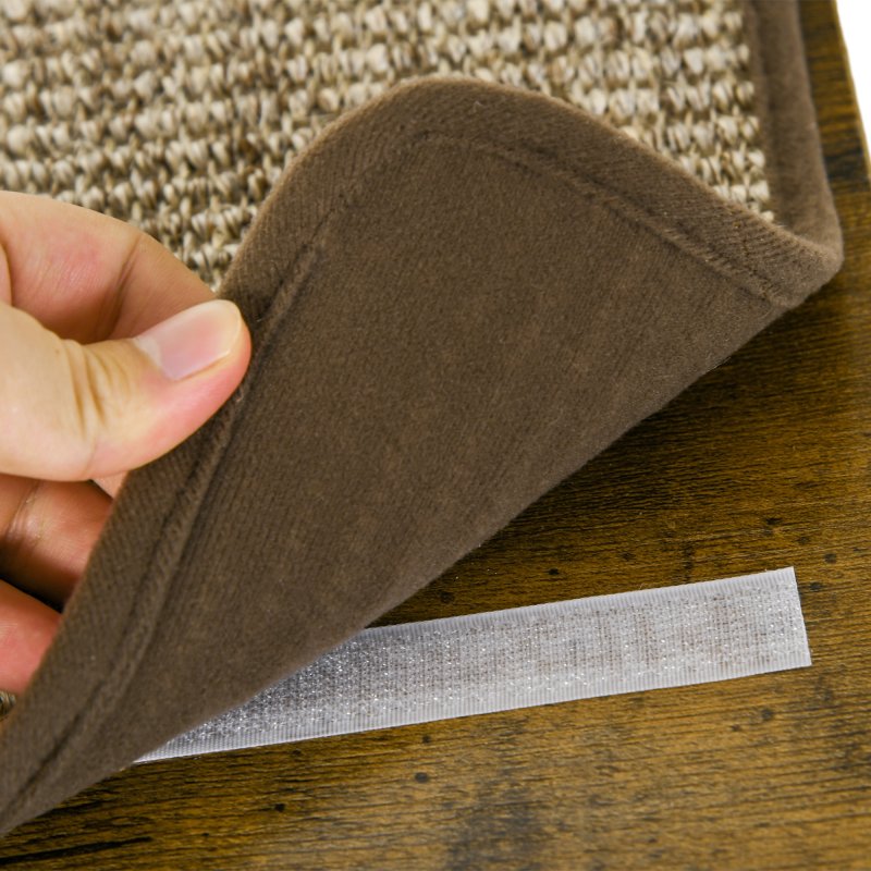 PawHut 8Pcs Cat Shelves, Cat Wall Furniture with Scratching Posts, Perches, Ladder, Wall Mounted Cat Tree for Sleeping, Playing, Lounging - Brown