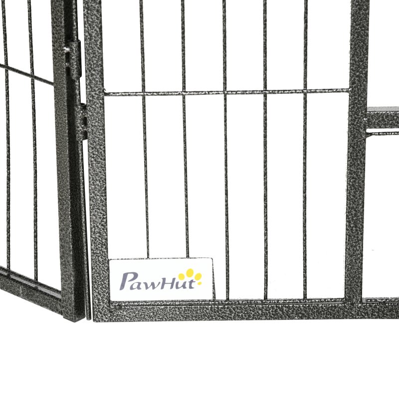 PawHut Dog Pen 16 Panels Puppy Pen Heavy Duty Pet Playpen for Indoor Outdoor for Dogs, Rabbits, Ducks 60cm High