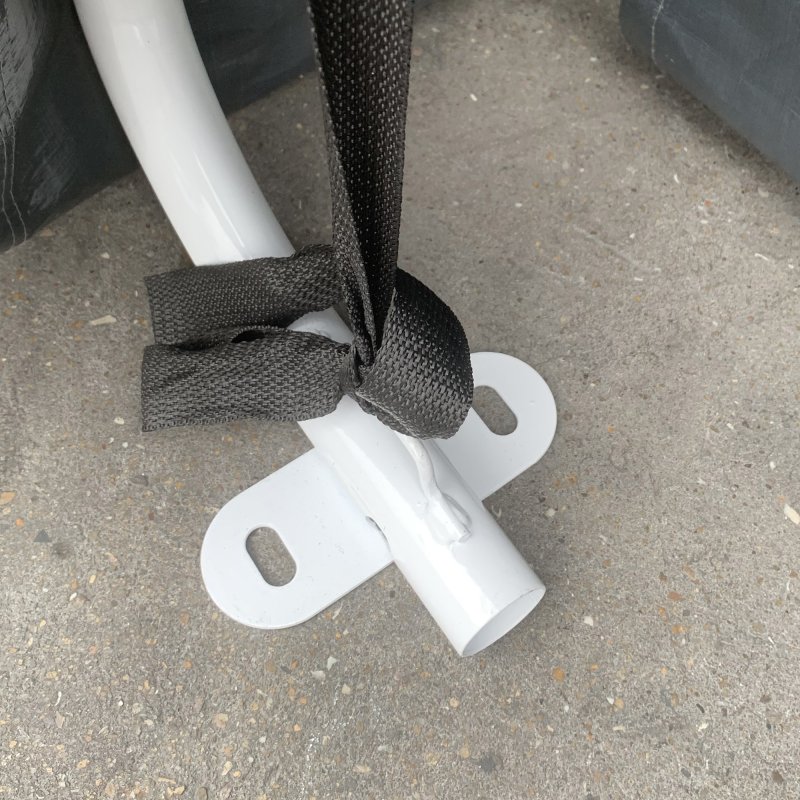 Outsunny Garden Storage Tent, Heavy Duty Bike Shed, Patio Storage Shelter w/ Metal Frame and Double Zipper Doors, 2.8m x 2.4m x 2.4m, Dark Grey