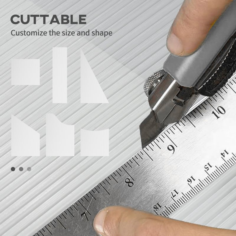 Outsunny 14 Pieces Polycarbonate Sheets, 121 x 61 x 0.4cm Twin-Wall Plastic Roofing Sheets, 10m? Replacement Greenhouse Panels, Waterproof and UV Protection, Clear